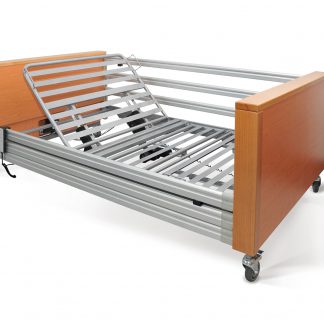 Angled view of the Harvest Woburn electric profiling bed.