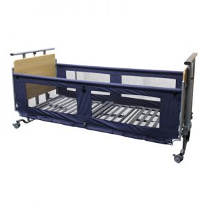 mesh side rails designed to keep occupant safe