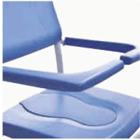 Independent Foldup Upholstered Armrests with Front Lock