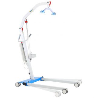 Alerta Powerlifter Maxi 175 hoist assembled with electric legspread and grab handle