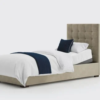 Opera Yorke Adjustable Bed upholstered in Cedar Velvet.