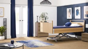 Opera Signature Profiling Bed - Raised to nursing height
