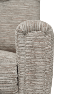 Close up of the Recliners Devon arm design