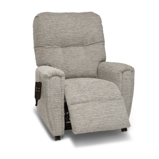Recliners Devon Riser Recliner - legs partially elevated backrest upright. Front view