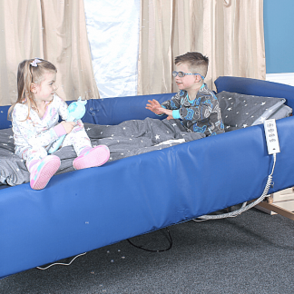 Junior Hi-Low Bed with children sat in it, playing