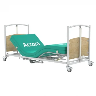 Accora Community Bed with unenclosed bed ends in the profiling position