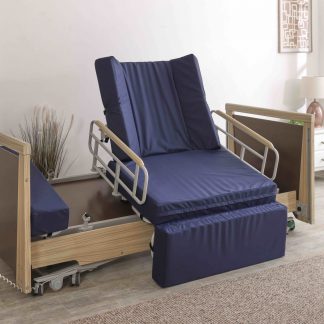 The Apollo Saturn Rotate Low Bed rotated and tilted to the left lying side with hand rails in place