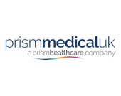 Prism Medical Logo with the words a prism healthcare company underneath