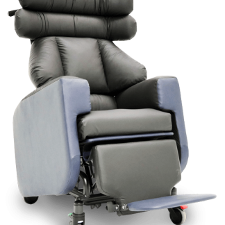 Tri-Chair Three is a tilted position with footplate extended