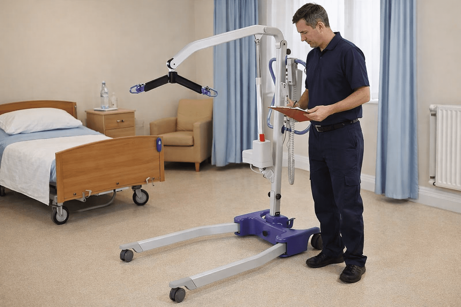 LOLER testing of mobile hoist and stand aid equipment