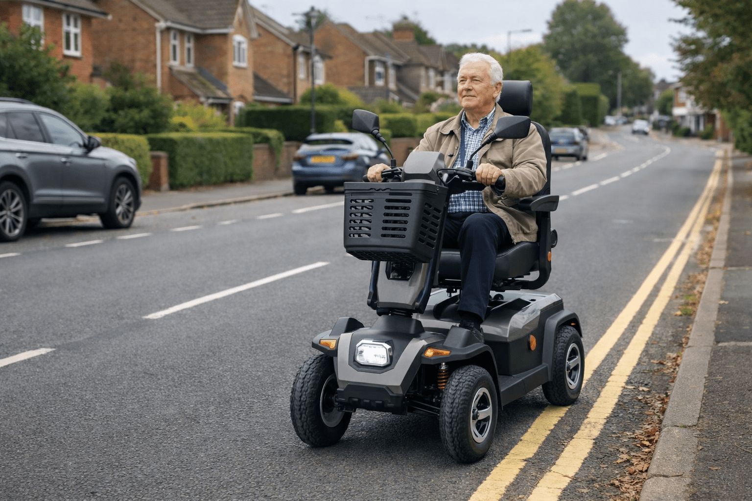 Road legal mobility scooter UK for longer distance travel